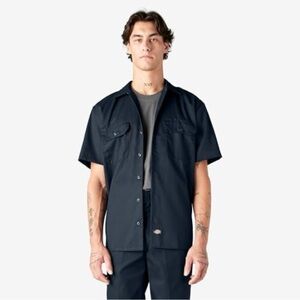 Dickies Dark Navy Button-Up Shirt